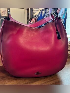 Coach Large Nomad Hobo Bag - Pink Burnish - Glovetanned Leather